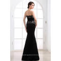 ED003 Strapless formal occassion mermaid design Lace 2018 Haute Couture Black Long women's evening dress